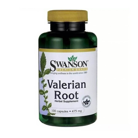 Swanson Valerian 475mg 100 kaps.