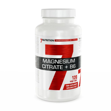 7Nutrition Magnesium Citrate + B6 120 vege kaps.