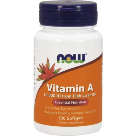 Now Vitamin A 10000 IU 100 kaps.