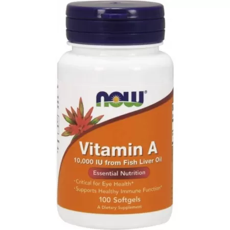 Now Vitamin A 10000 IU 100 kaps.