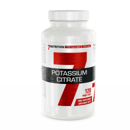 7Nutrition Potassium Citrate 750mg 120 vege kaps.