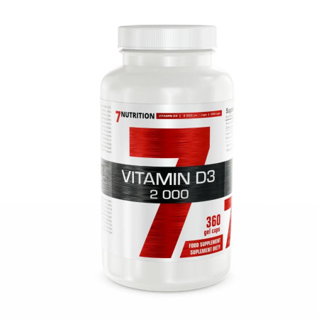 7Nutrition Vitamin D3 2000 360 kaps.