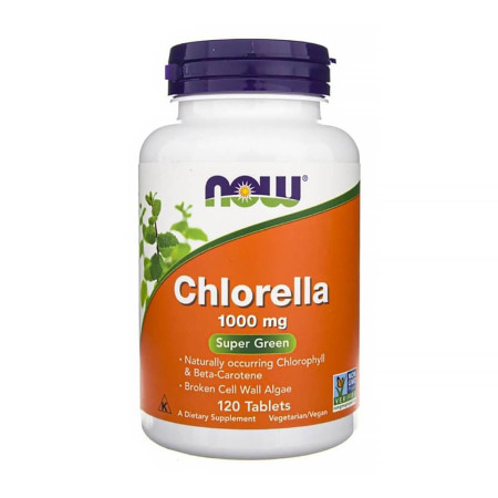 Now Chlorella 1000mg 120 tabl.