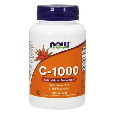 Now Vitamin C1000 with Rose Hips&Bioflavon 100 tabl.