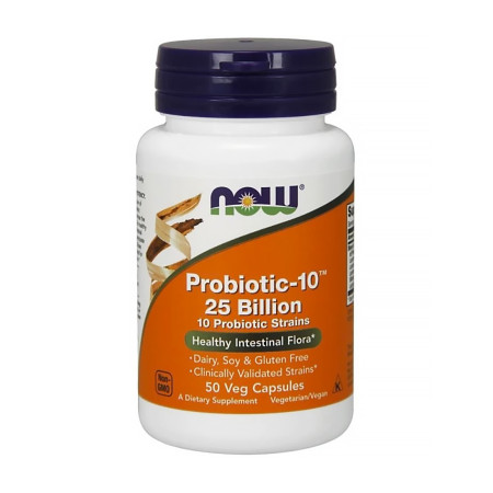 Now Probiotic -10 25 Billion 50 vege kaps.