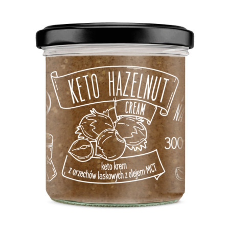 Diet Food Keto Krem z Orzechów Laskowych i Olejem MCT 300g