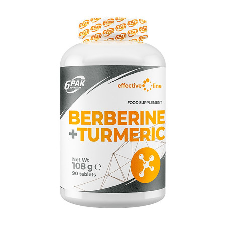 6PAK Effective Line Berberine + Turmeric 90 tabl.