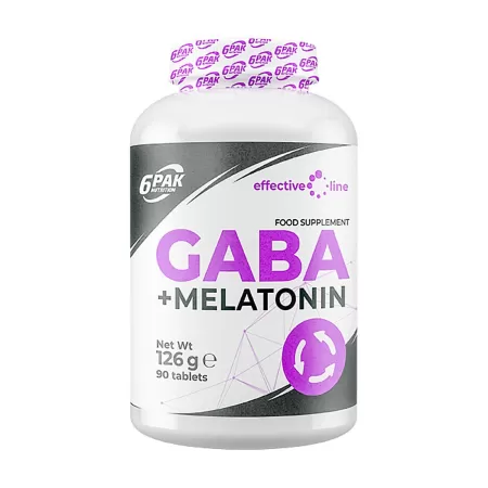 6PAK Effective Line GABA + Melatonin 90 tabl.