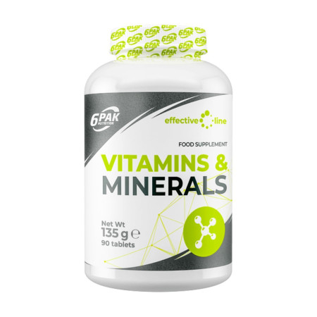 6PAK Effective Line Vitamins & Minerals 90 tabl.