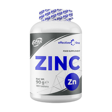 6PAK Effective Line Zinc 180 tabl.