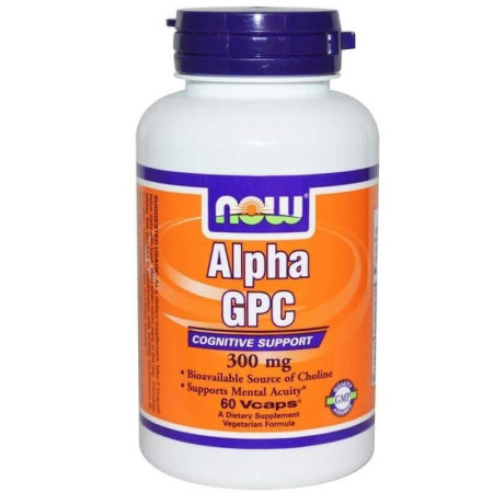 Now Alpha GPC 300mg 60 kaps.