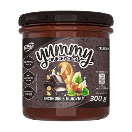 6PAK Yummy Cream 300g Incredible Blacknut