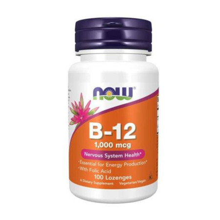 Now Vitamin B-12 1000mcg 100 lozenges