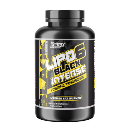 Nutrex Lipo 6 Black Intense Powerful Thermogenic 120 kaps.