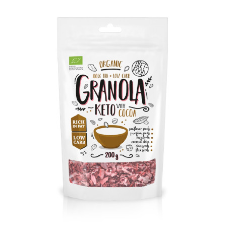 Diet Food Bio Keto Granola z Kakako 200g