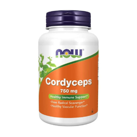 Now Cordyceps 750mg 90 veg kaps.