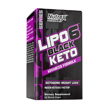 Nutrex Lipo 6 Black Keto 60 kaps.