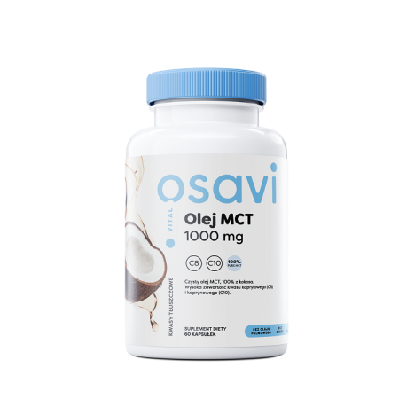 Osavi Olej MCT, 1000mg 60 softgels