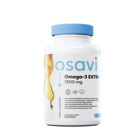 Osavi Omega 3 Extra, 1300mg (Cytryna) 60 softgels