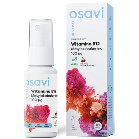 Osavi Witamina B12 (Metylokobalamina) Spray Doustny, 100mcg