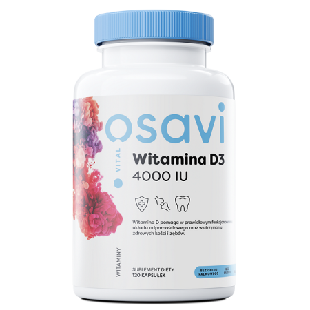 Osavi Witamina D3 4000IU 120 softgels