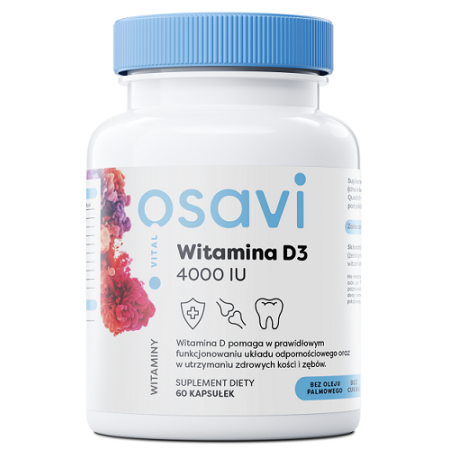 Osavi Witamina D3 4000IU 60 softgels