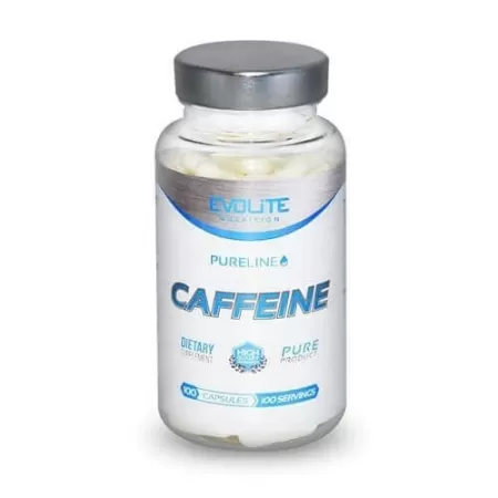 Evolite Caffeine 200mg kofeina 100 kaps.