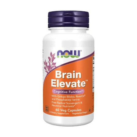 Now Brain Elevate 60 vege kaps.