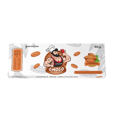 7Nutrition CHOCO KETO Chocolate 65g Belgian Dark