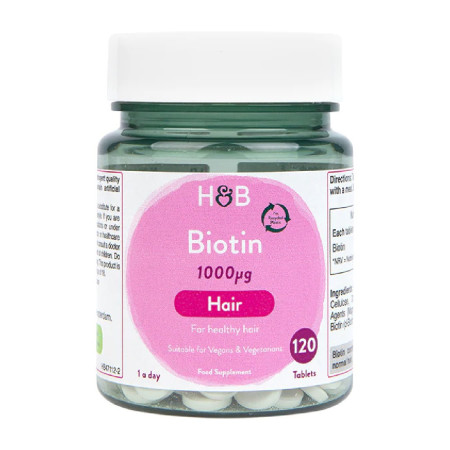 Holland & Barrett Biotin 1000mcg 120 tabl.