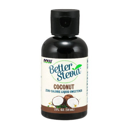 Now Better Stevia Liquid Coconut 59ml