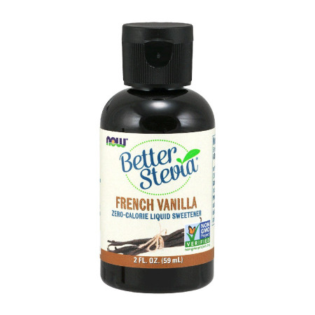 Now Better Stevia Liquid French Vanilla 59ml