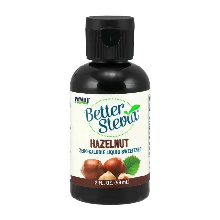 Now Better Stevia Liquid Hazelnut 59ml