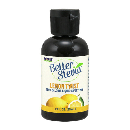 Now Better Stevia Liquid Lemon Twist 59ml