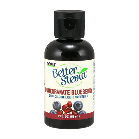 Now Better Stevia Liquid Pomegranate Blueberry 59ml