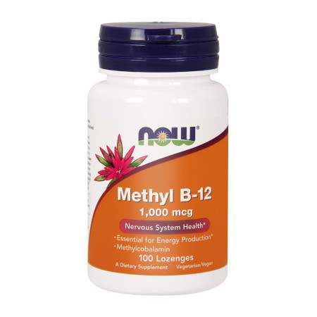 Now Vitamin Methyl B-12 1000mcg 100 lozenges.