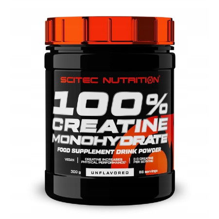 Scitec 100% Creatine Monohydrate 300g Unflavored