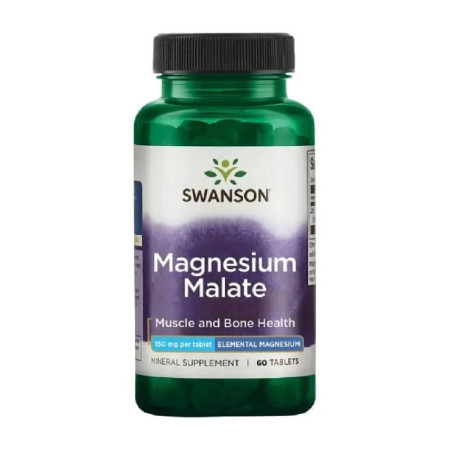 Swanson Magnesium Malate 150mg 60 tabl.