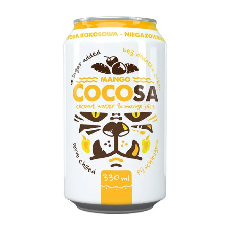 Diet Food Woda Kokosowa Niegazowana z Sokiem z Mango 330ml