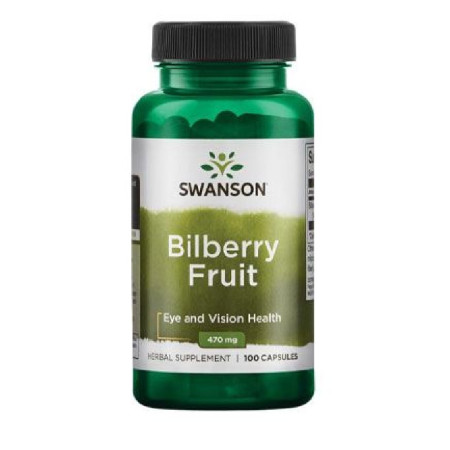 Swanson Bilberry Fruit 470mg 100kaps.