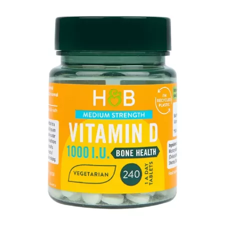 Holland & Barrett Vitamin D 1000 I.U 25mcg 240 tabl.