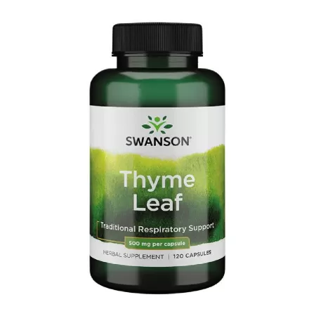 Swanson Thyme Leaf 500mg 120 kaps.