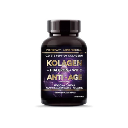 Intenson Kolagen Anti-Age + Hialuron + Wit C 120 tabl.