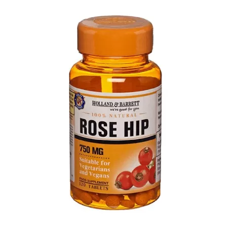 Holland & Barrett Rose Hip 750mg 120 tabl.