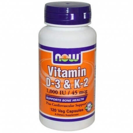 Now Vitamin D3 K2 120 kaps.