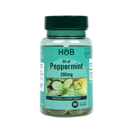 Holland & Barrett Oil of Peppermint 200mg 60 kaps.