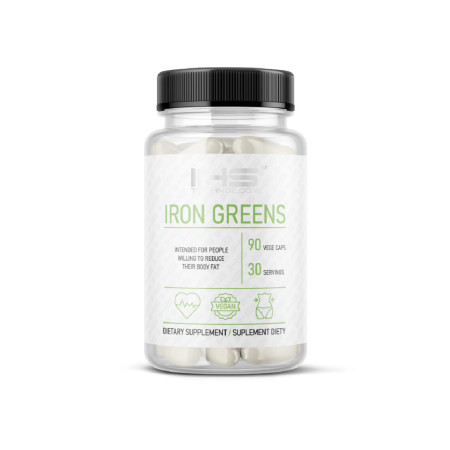 IHS Iron Greens 90 vege kaps.