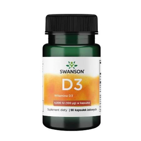 Swanson Vitamin D3 4000IU 90 sofgels