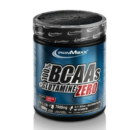 IronMaxx BCAAs + Glutamine Zero Powder 500g