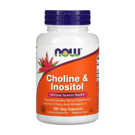 Now Choline and Inositol 500mg 100 kaps.